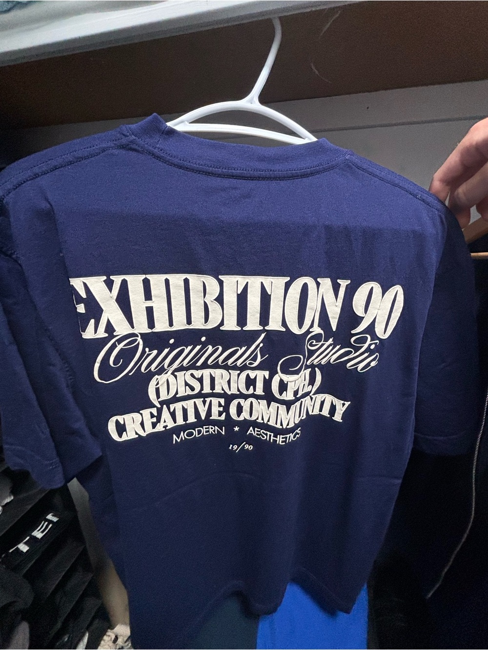 Jack & Jones Navy Exhibition 90 Graphic Tee